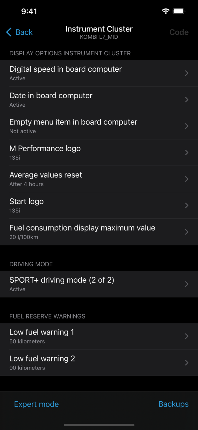 BimmerCode for BMW and MINI