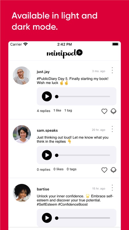 Minipod: Speak Your Mind screenshot-8