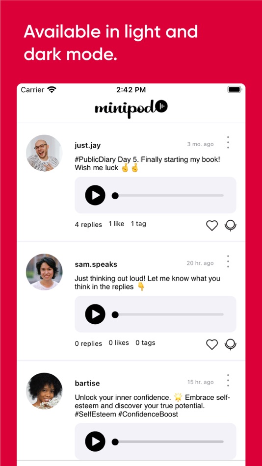 #9. Minipod: Speak Your Mind (iOS) 由: Nofini Limited