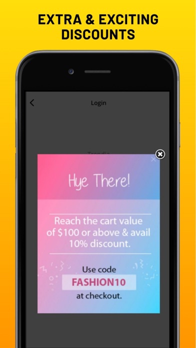 Trendia - Online Shopping App Screenshot