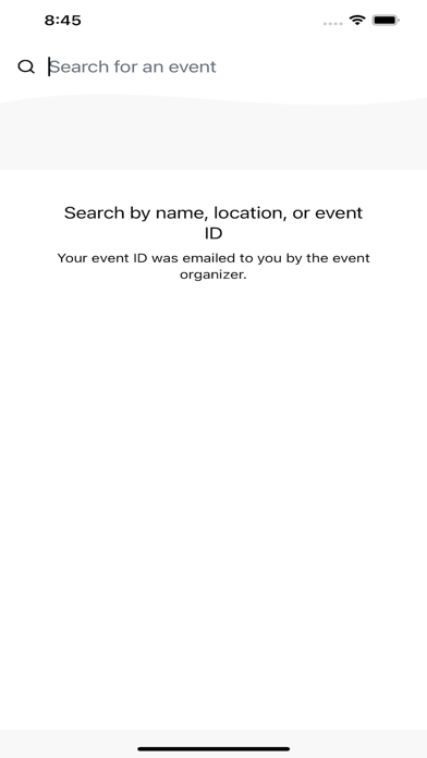 IZA Events Screenshot