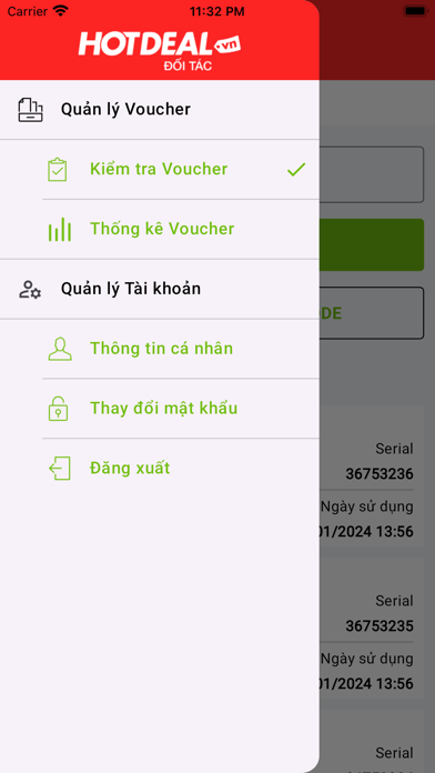 Hotdeal.vn Merchant Screenshot