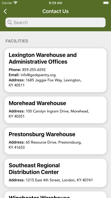 God's Pantry Food Bank Screenshot