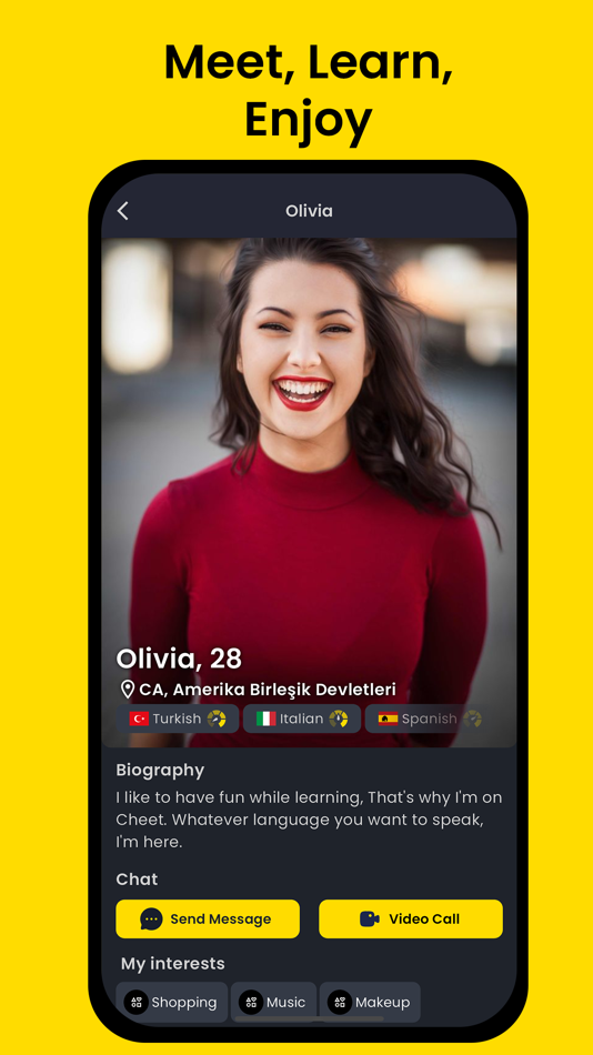#1. Cheet - Random Live Video Chat (iOS) 由: Monapp Bilişim