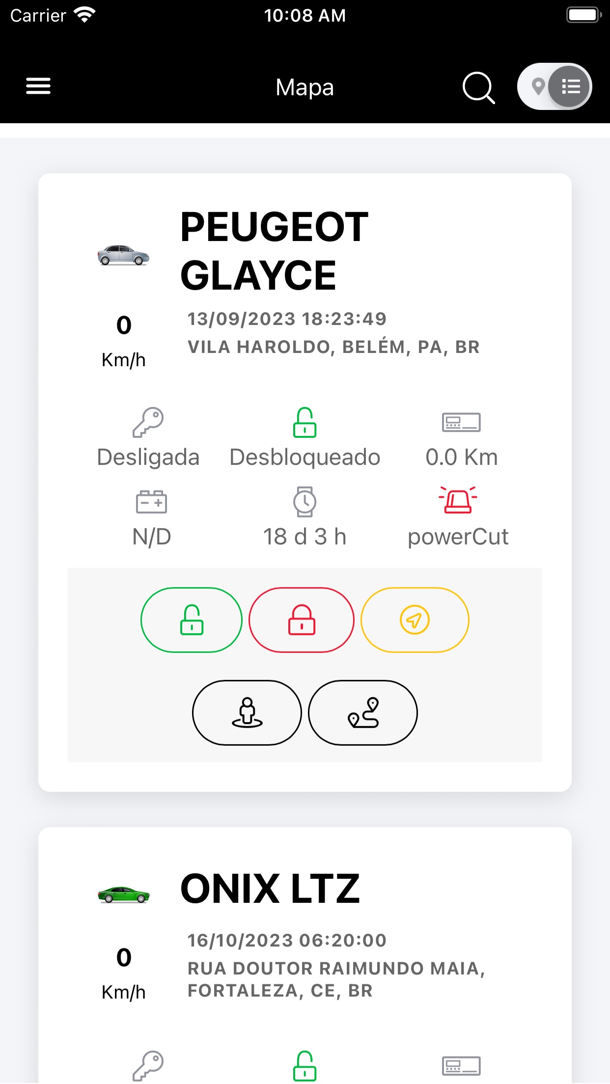 Screenshot 3 of Localizando Rastreamento