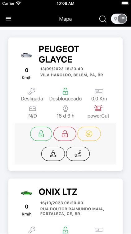 Localizando Rastreamento