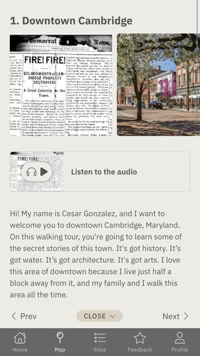 Dorchester County Audio Tours Screenshot
