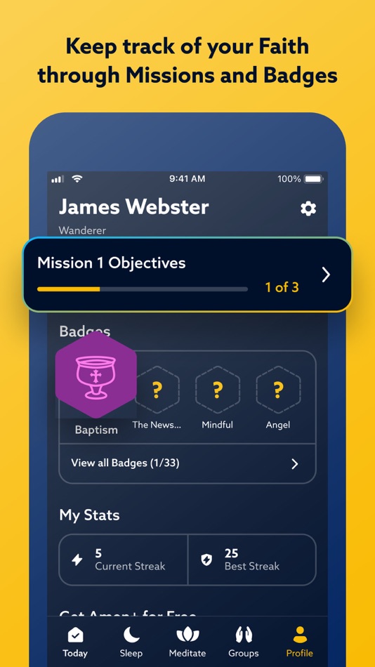 #7. Amen: Christian Meditation (iOS) 게시자: Digital Distribution Limited