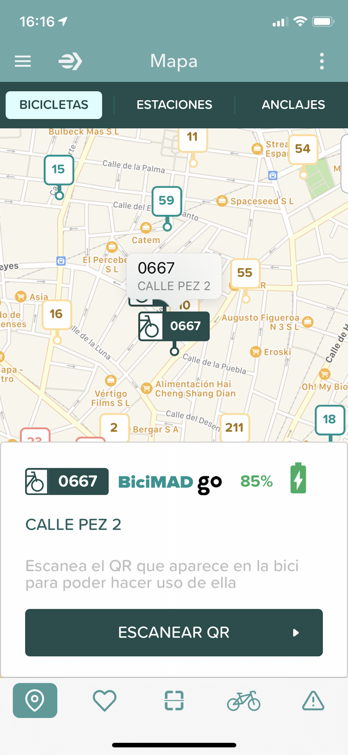 BiciMAD - EMT Madrid