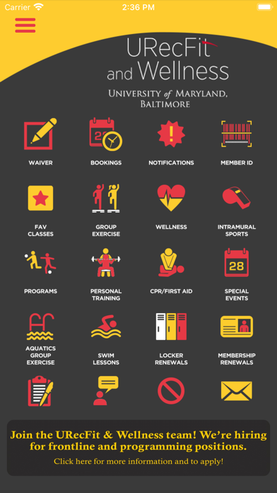 URecFit & Wellness Screenshot