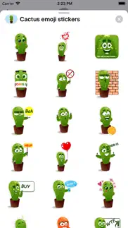 cactus stickers - funny emoji iphone screenshot 1