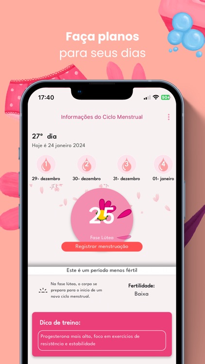 Mile Calendário Menstrual