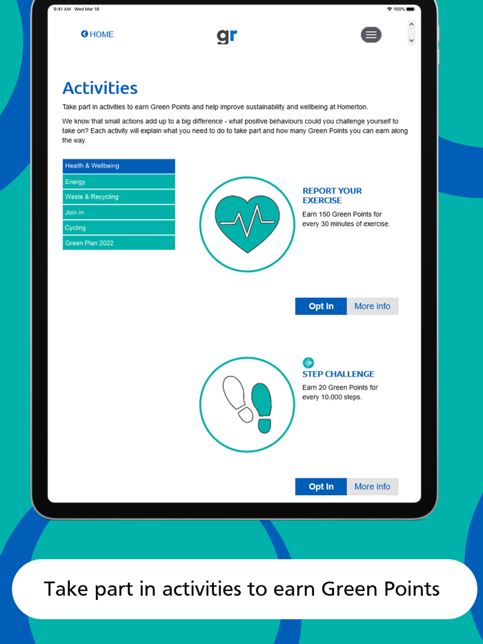 Homerton NHS Green Rewards