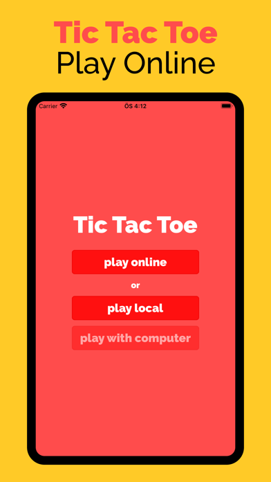 Tic Tac Toe Online! Screenshot