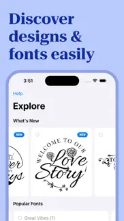 crafti: cricut designs & fonts iphone screenshot 2