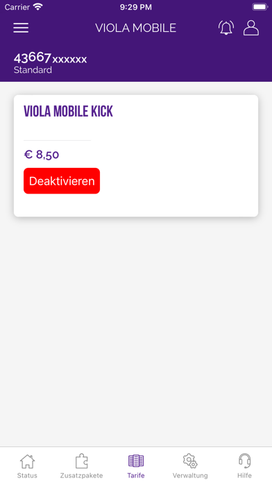 Mein Viola Mobile Screenshot