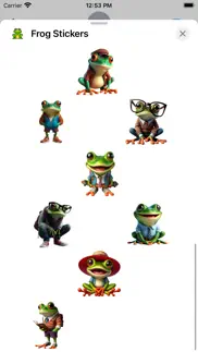 frog stickers iphone screenshot 3