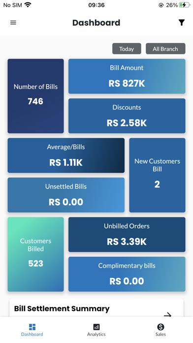 Screenshot 3 of Ortez ERP Dashboard App