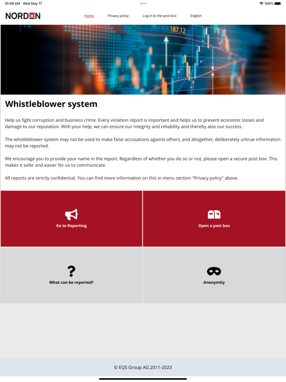 Screenshot #4 pour NORDEN Whistleblower App