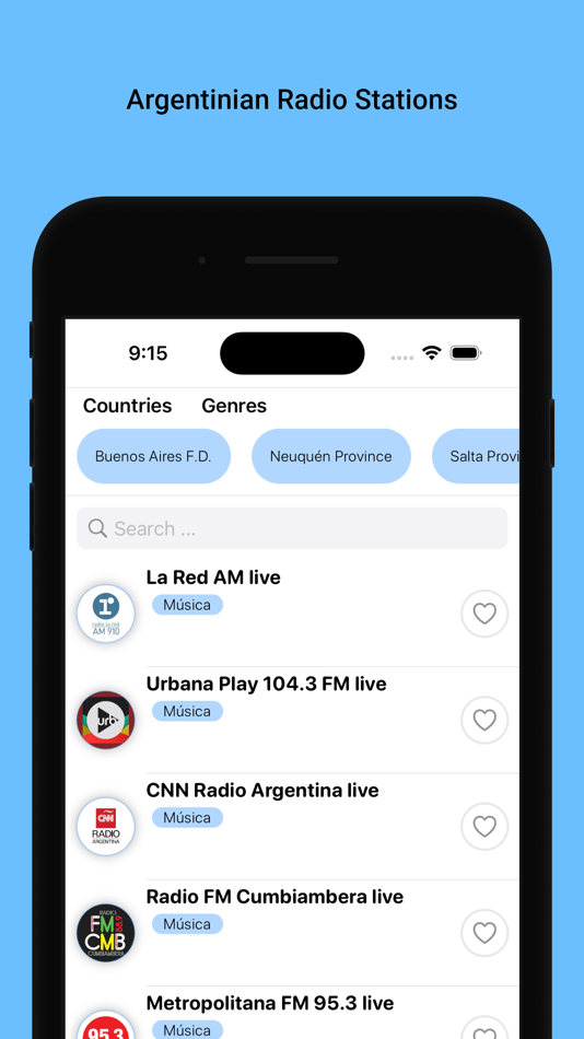 Radios Argentinas En vivo - 2.1 - (iOS)