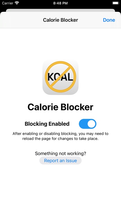 Calorie Blocker