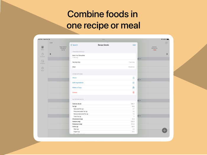 My Score Plus Calorie and Keto