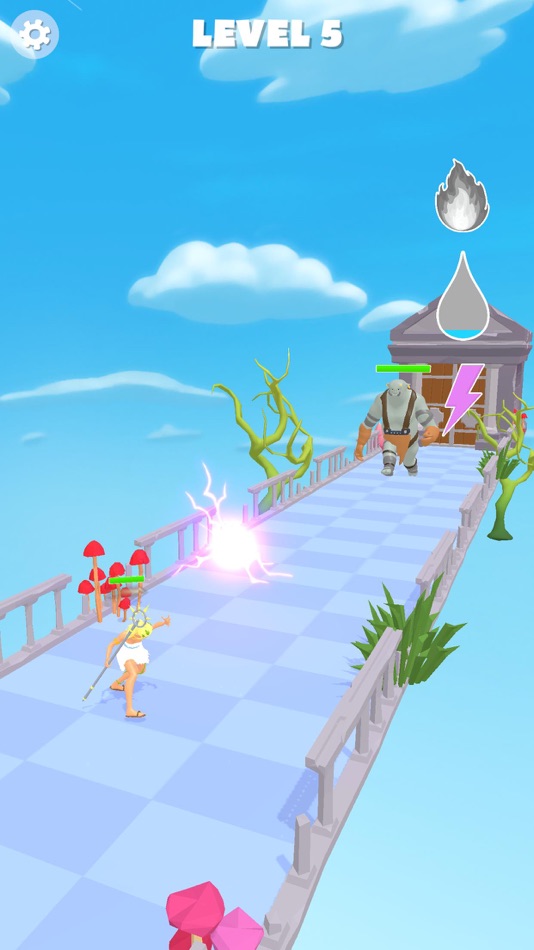 #3. Elemental Run 3D! (iOS) 由: Gametator