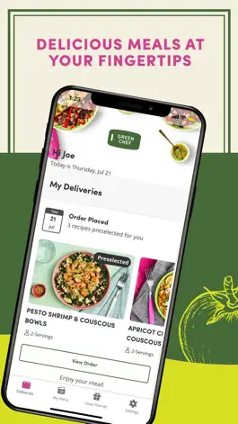 Game screenshot Green Chef: Healthy Recipes apk