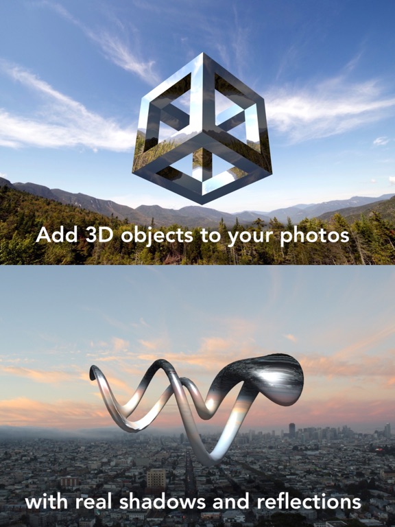 Screenshot #1 for Matter - 3D Effects