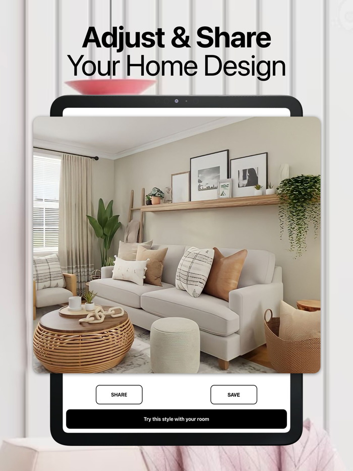 Interior AI Room Design Home