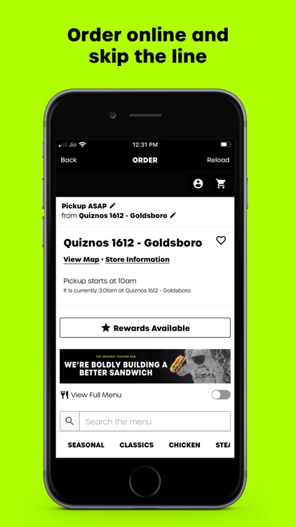 Quiznos screenshot-3