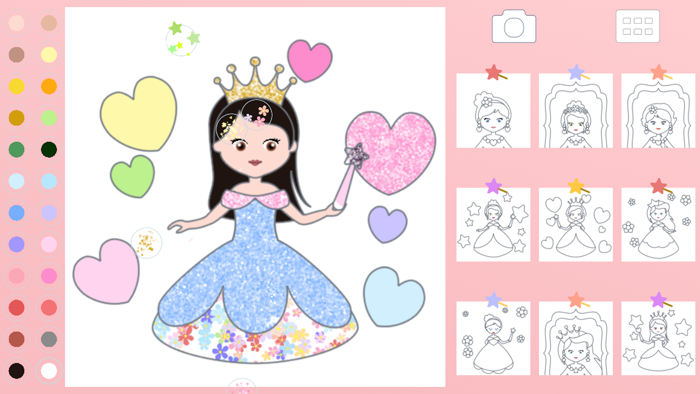 Princess Coloring Kid Toddler