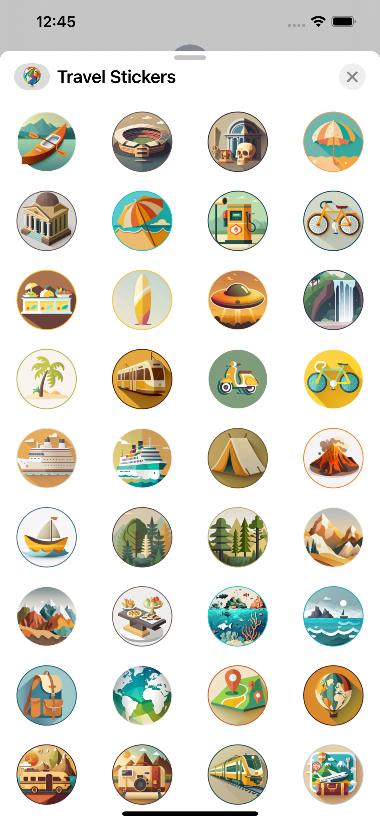 Travel Sticker Pack