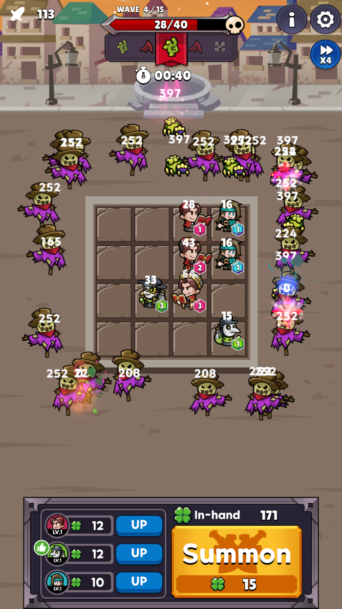 Heroes vs. Evil Gacha defense