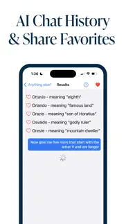 baby name generator - parentai iphone screenshot 3