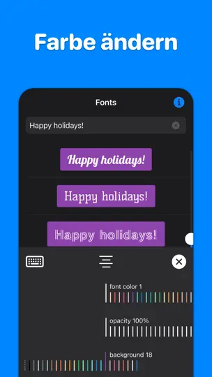 Screenshot von Schriften Für Stories & Chats auf dem iPhone 2