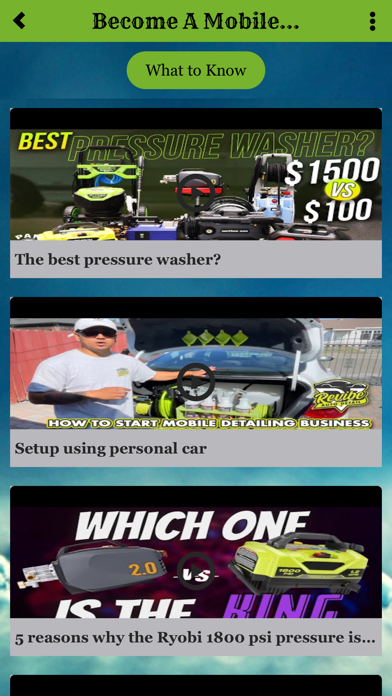 Lux Mobile Wash Screenshot