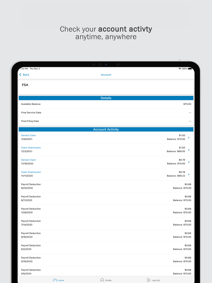 PCMI HSA-FSA Savings Account