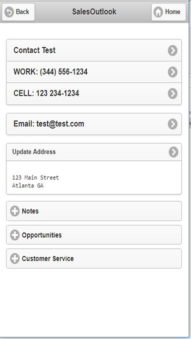 SalesOutlook CRM for Office365 Screenshot