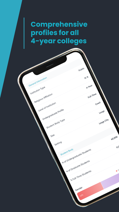 Collega College Search Screenshot