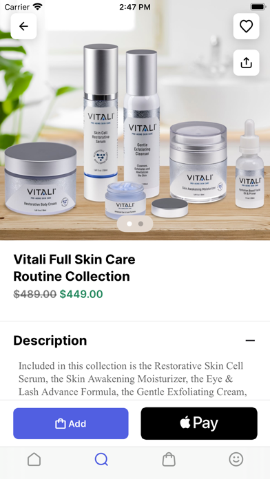 Shop Vitali Screenshot