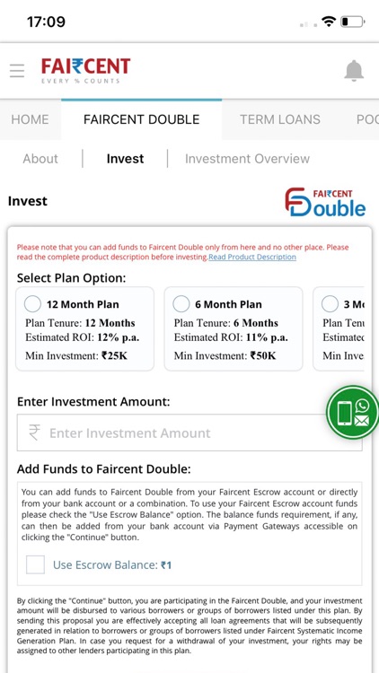 Faircent - P2P Investment