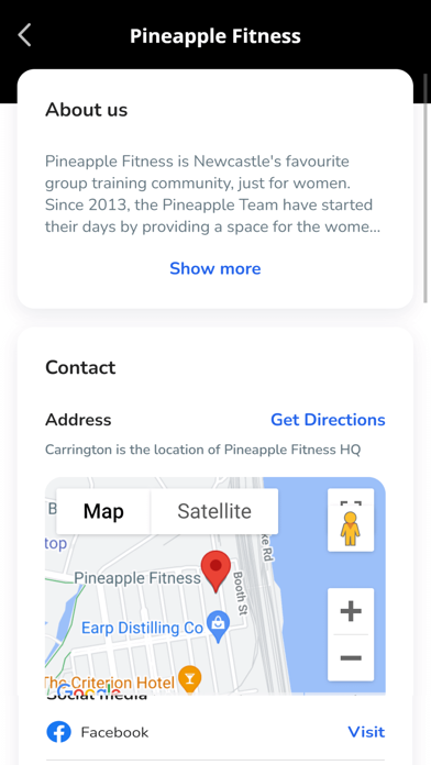 Pineapple Fitness Screenshot