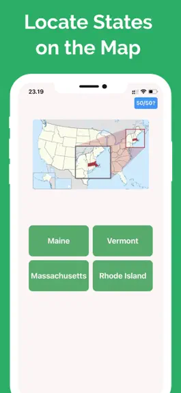 Game screenshot 50 US States & Capitals Quiz mod apk