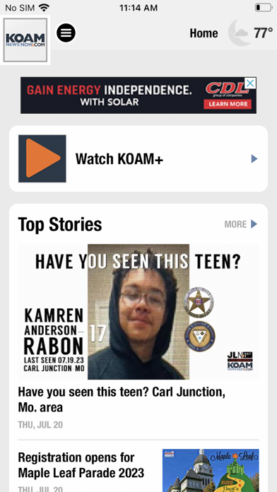 KOAM News Now Screenshot