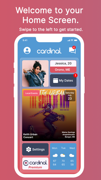 Cardinal Dating Screenshot