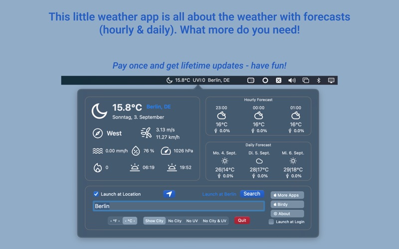 Tempo Weather Screenshot