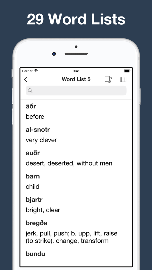 #5. Combined Icelandic Dictionary (iOS) By: Trang Hoai