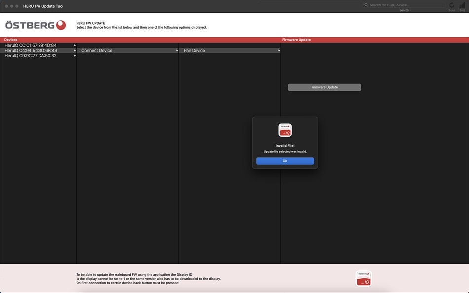 #6. HERU FW Update Tool (macOS) 由: H. Östberg AB