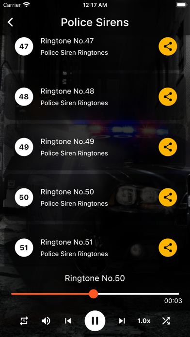 Police Siren Ringtones Screenshot